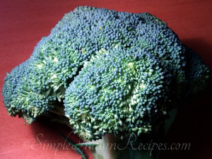 Garlic Broccoli Preparation Step