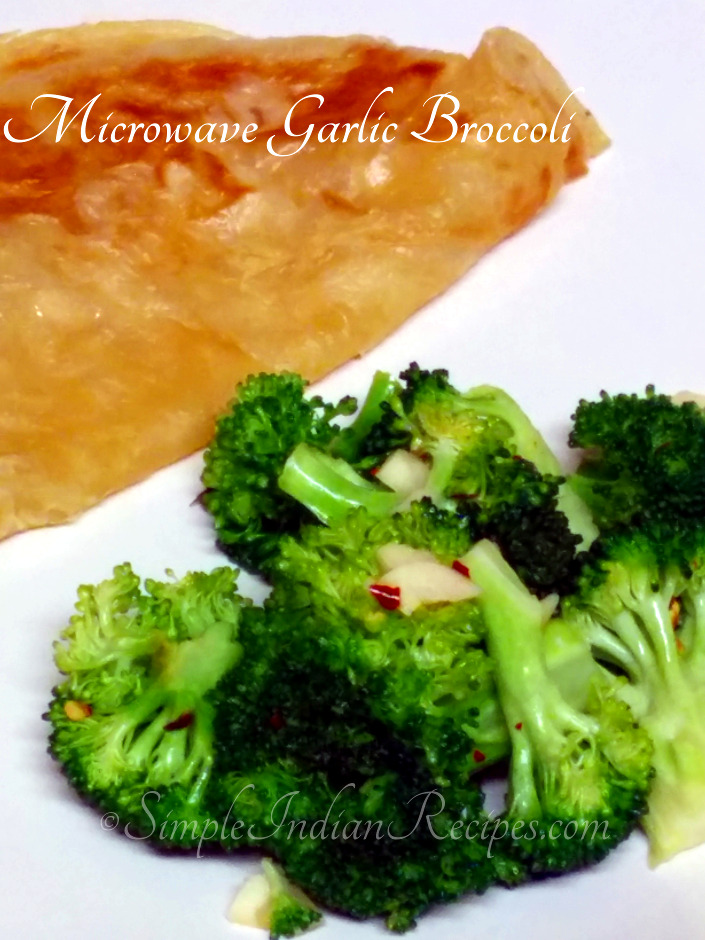 Microwave Garlic Broccoli
