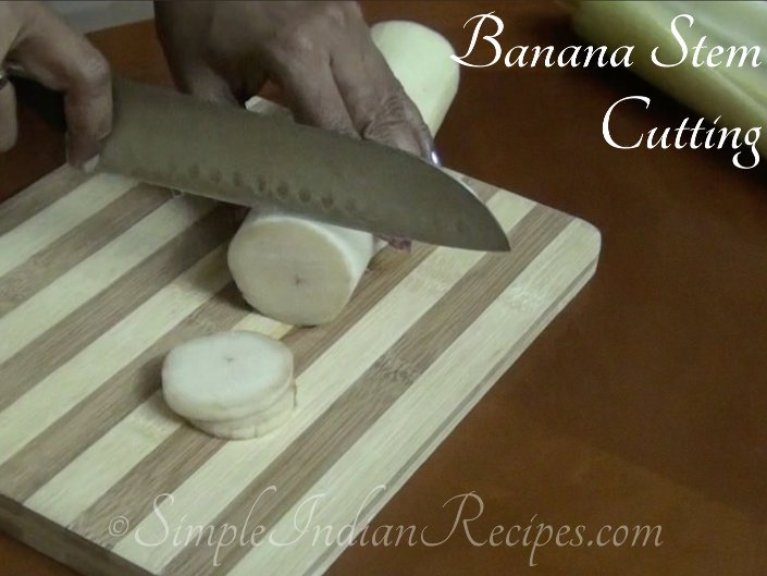 Banana Stem Cutting