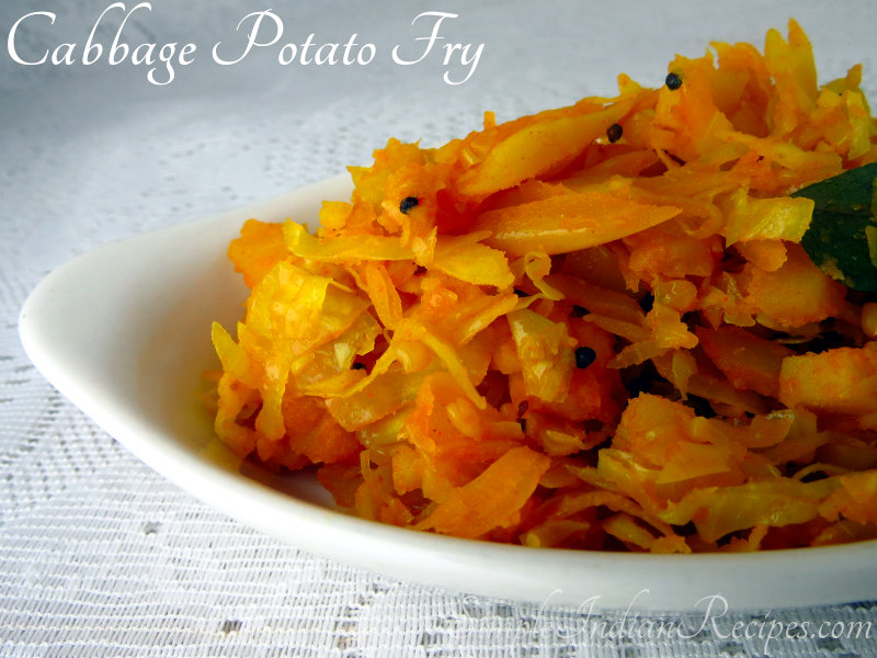Cabbage Potato Fry