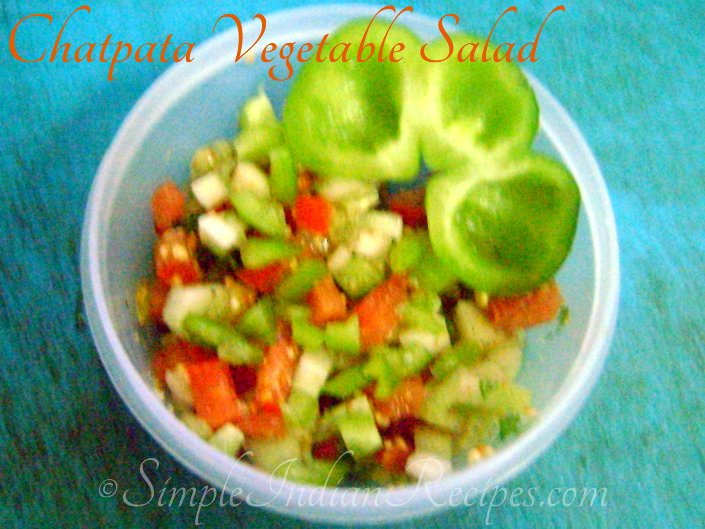 Chatpata Vegetable Salad
