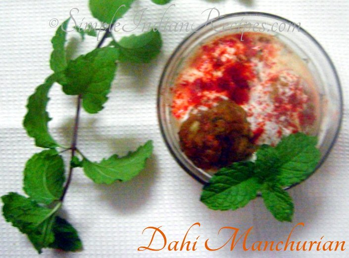 Dahi Vegetable Manchurian