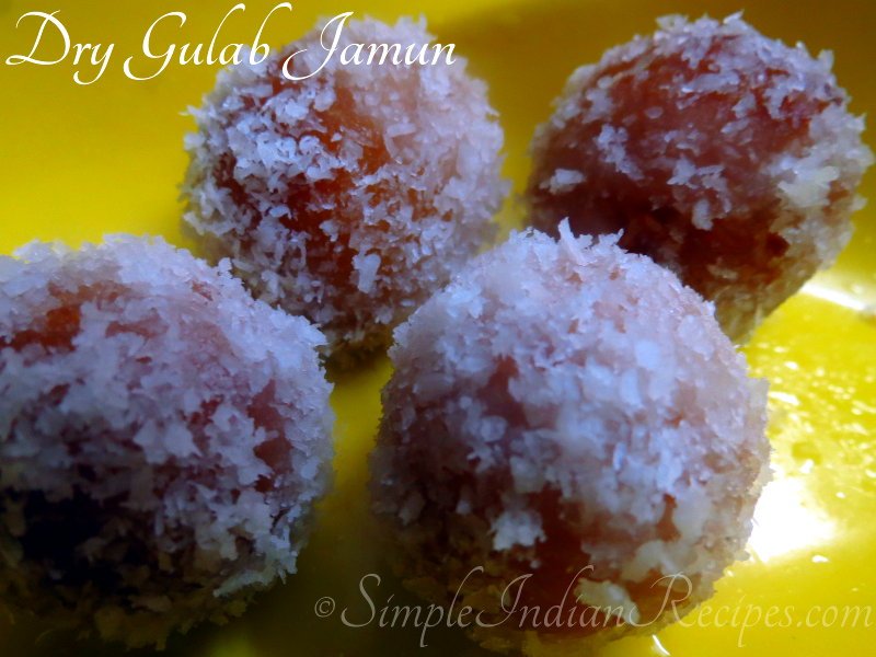 Dry Gulab Jamun