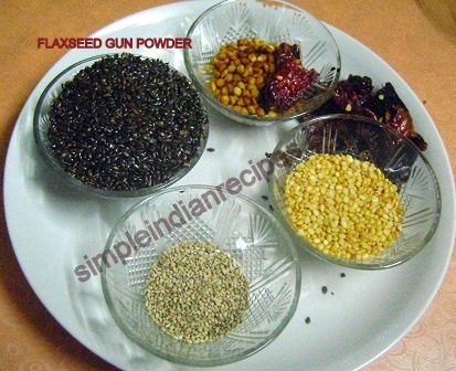 Flaxseed Gun Powder Ingredients