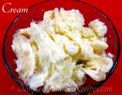 Homemade Cream Steps