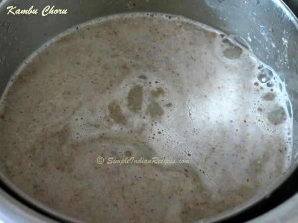 Boiling Pearl Millet