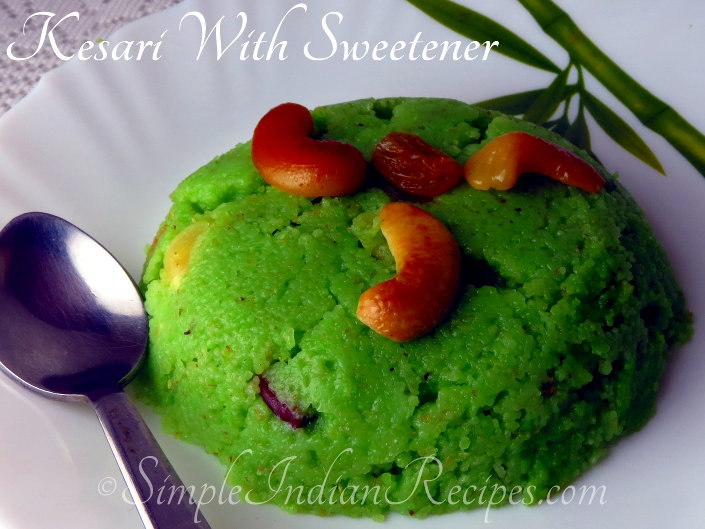 Rava Kesari With Sweetener