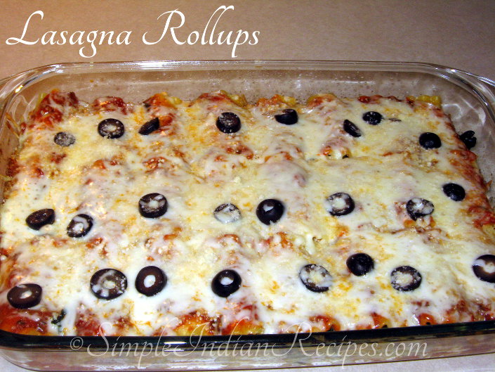 Lasagna Rollups With Spinach And Cheese