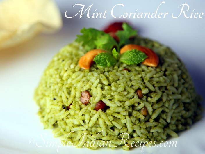 Mint Coriander Rice