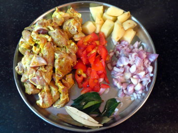 Mutton Curry Preparation Step