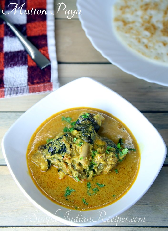 Mutton Paya - Aatukal Paya | Simple Indian Recipes