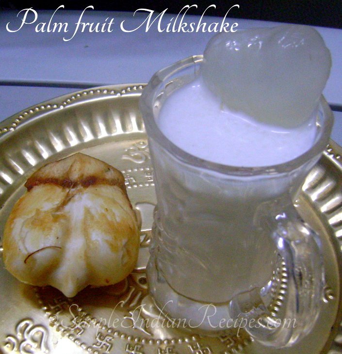 Palm Fruit Milkshake