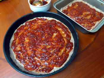 Ragi Pizza Preparation Steps