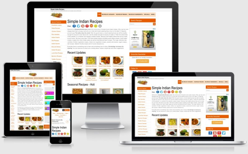 Simple Indian Recipes - History - version 3.4 Responsive