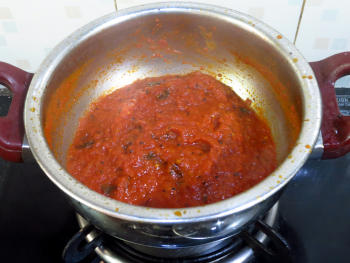 Tomato Chutney Preparation Step