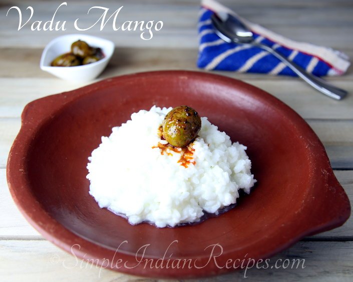 Vadu Mango With Curd Rice