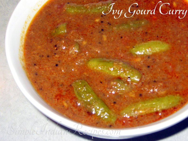 Ivy Gourd Curry