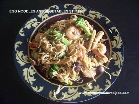 noodles and veg stir fry