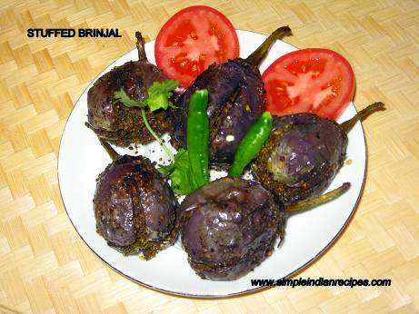 Stuffed Brinjal or Eggplant