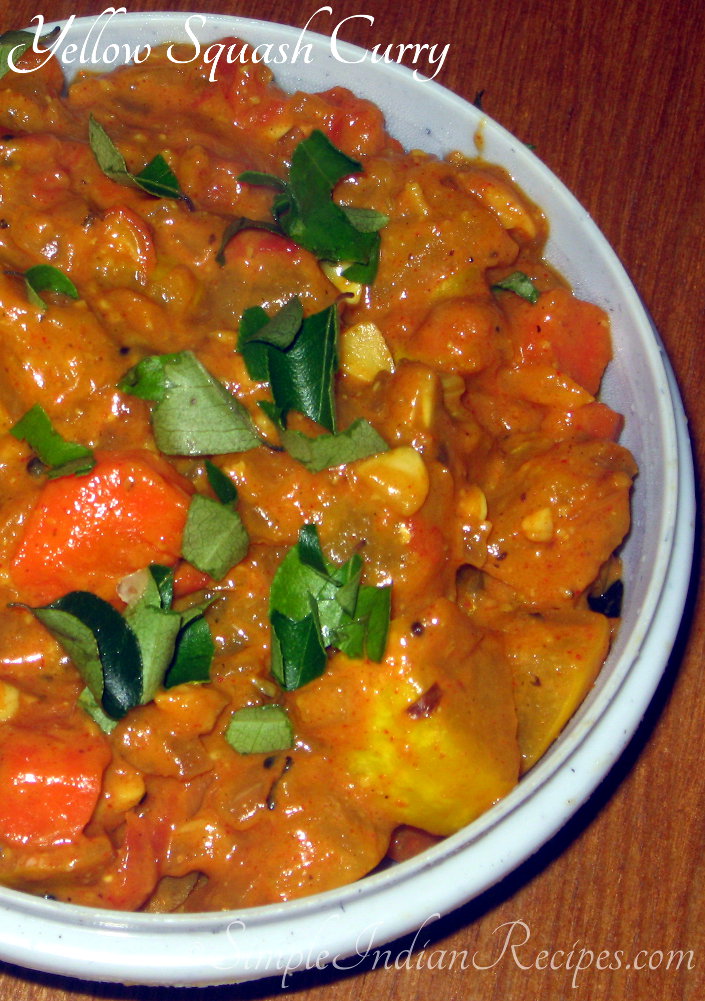 Yellow Squash Curry