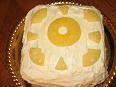Eggless Pineapple Cake