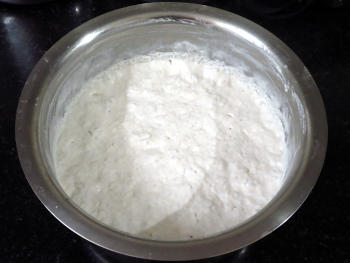 Aapam with Rice Flour Preparation Step
