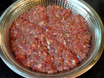 Bacon Beef Burger Preparation Steps