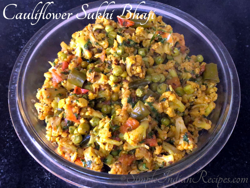 Cauliflower Sukhi Bhaji
