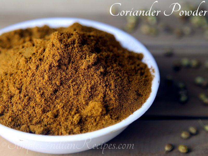 Homemade Coriander Powder