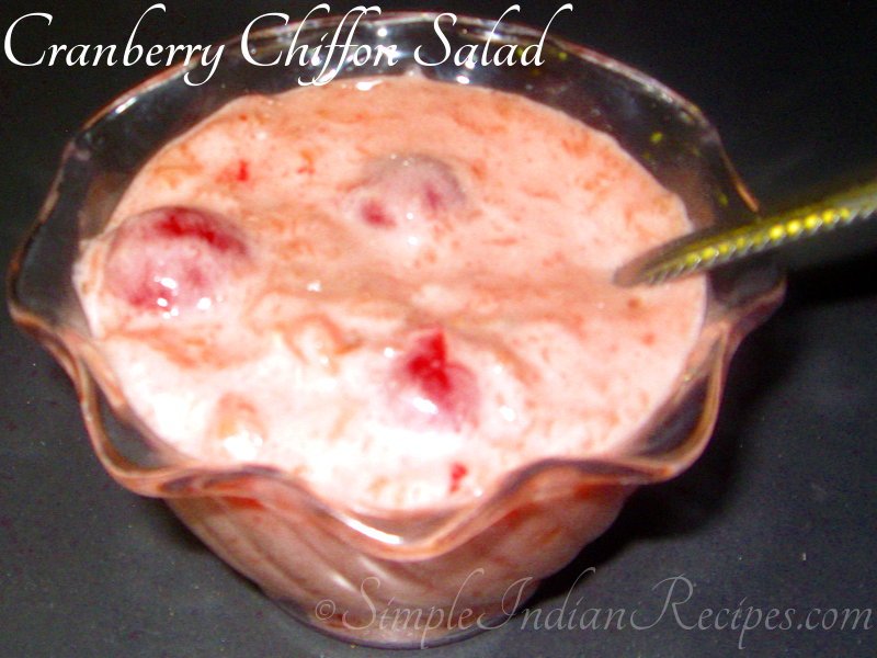 Cranberry Chiffon Salad