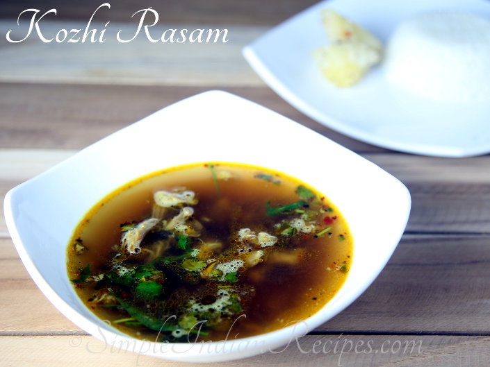 Kozhi Rasam, Chicken Rasam
