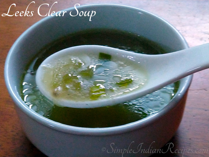 Leeks Clear Soup