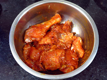 Malabar Chicken Biryani Steps