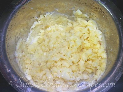 Potato Masala Preparation Steps