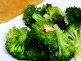 Microwave Garlic Broccoli