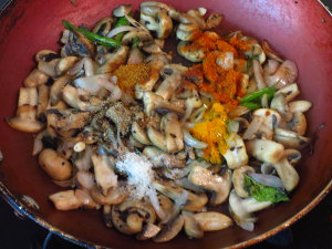 Mushroom Fry Preparation Step