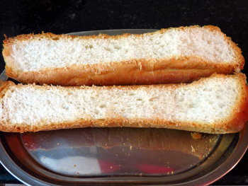 Paneer Sandwich Preparation Step