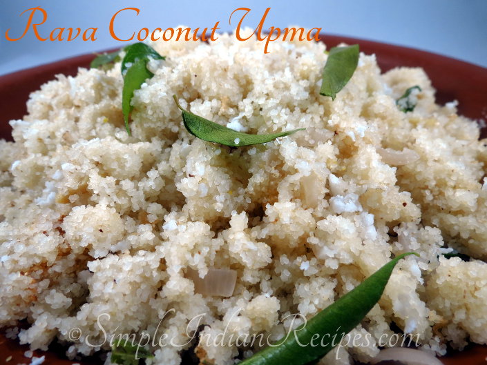 Rava Coconut Upma