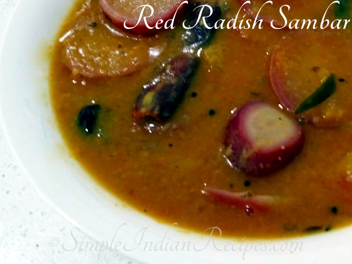 Red Radish Sambar