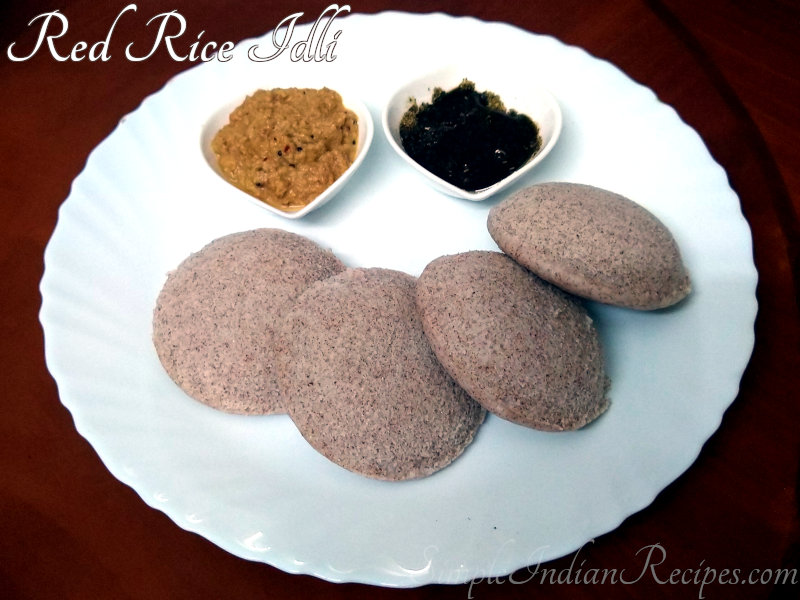 Red Rice Idli