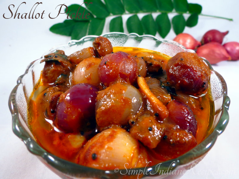 Shallot Pickle (Small Onion Pickle)