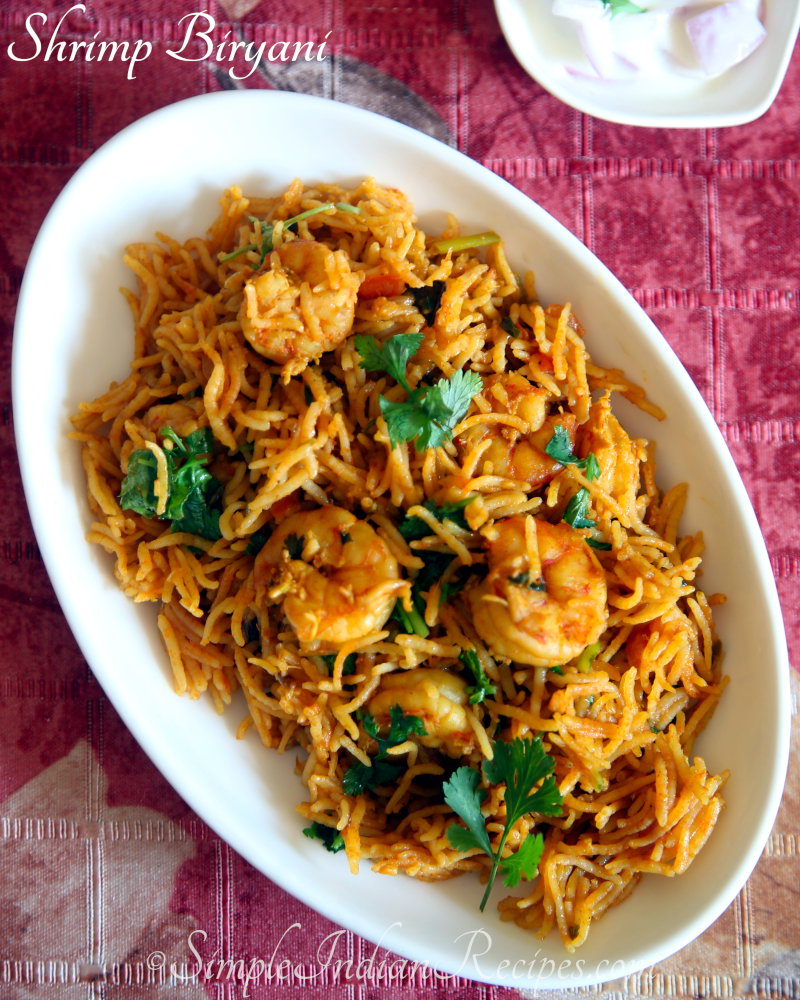 Shrimp Biryani - Prawns Biriyani | Simple Indian Recipes