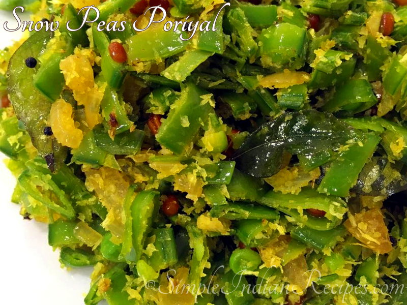 Snow Peas Poriyal