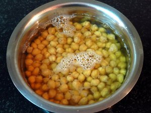 Cooking and Soaking Chickpea Step