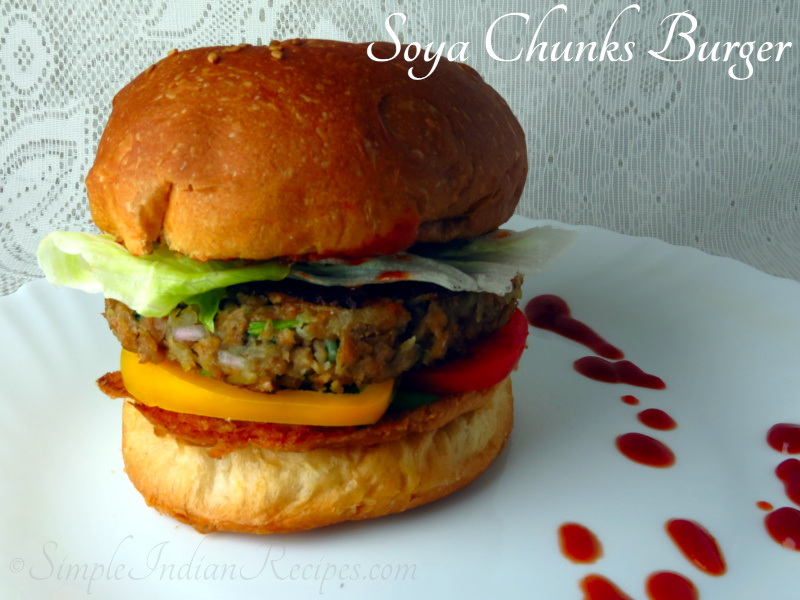 #Soya Chunks Burger