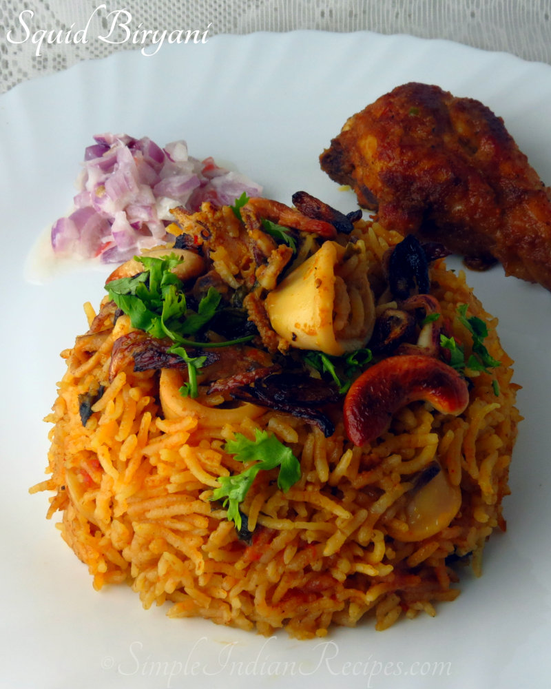 Squid Biryani