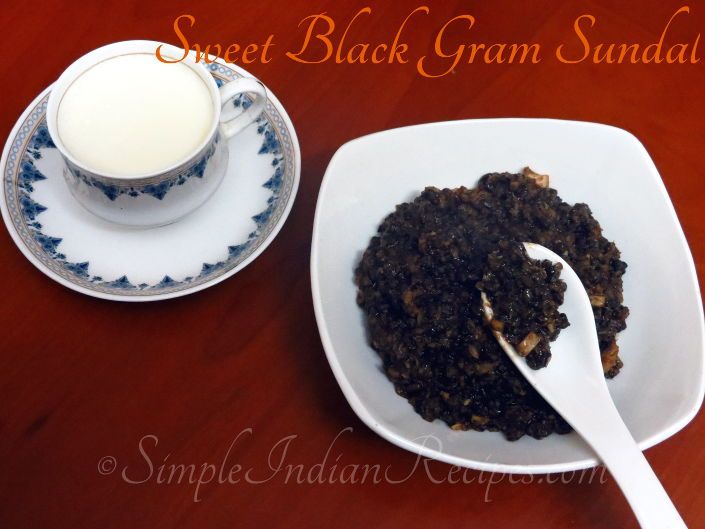 Sweet Black Gram Sundal