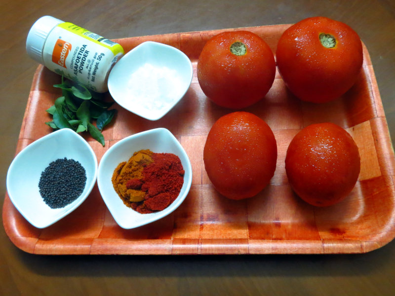 Tomato Chutney Ingredients
