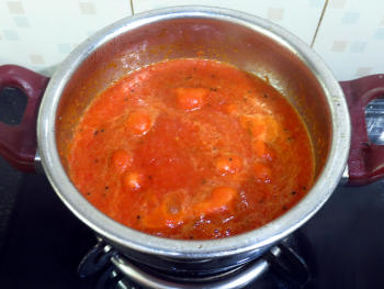 Tomato Chutney Preparation Step