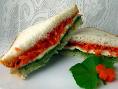 Tricolor Vegetable Sandwich